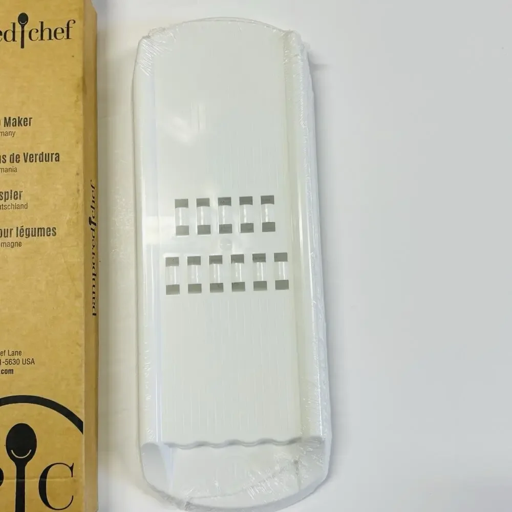 NEW in Box Pampered Chef Veggie Strip Maker 1145 Shredder Grater NIB Sealed.